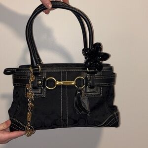 Coach Hampton Black Signature C Gallery Tote 2006-2007 style 10507